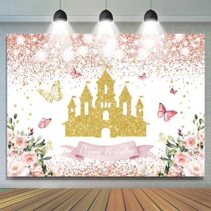 Princess Backdrop - Birthday