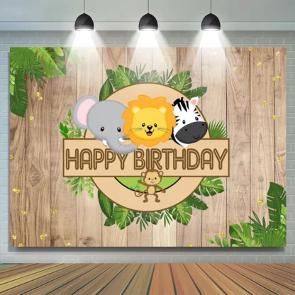 Jungle Backdrop - Birthday